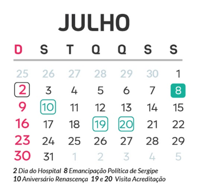 VISITA AGENDADA PARA JULHO